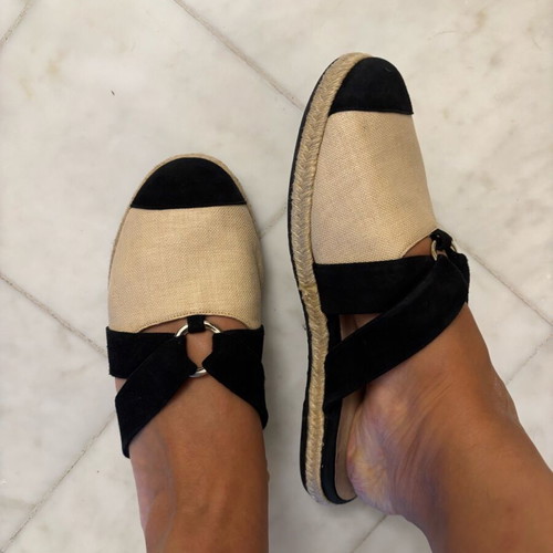Mules Kalogirou like new, size 39, black and beige