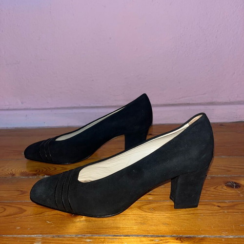 Lemonidis Kavala Pumps like new, black suede size 38.5