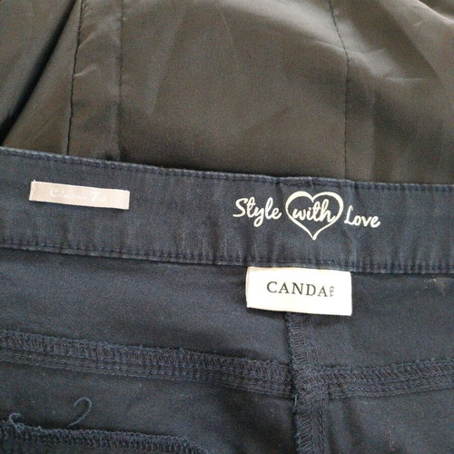 Canda women's pants 4XL blue cotton like new