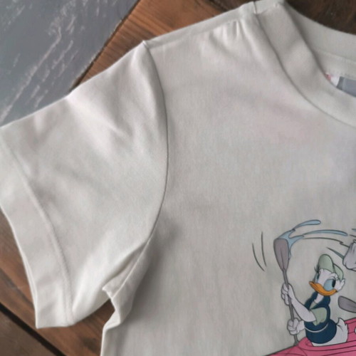 Adidas Disney boy's t-shirt new, off white, size 12-18 months