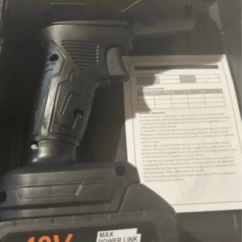 Leaf blower with 1 battery, rechargeable, powerful