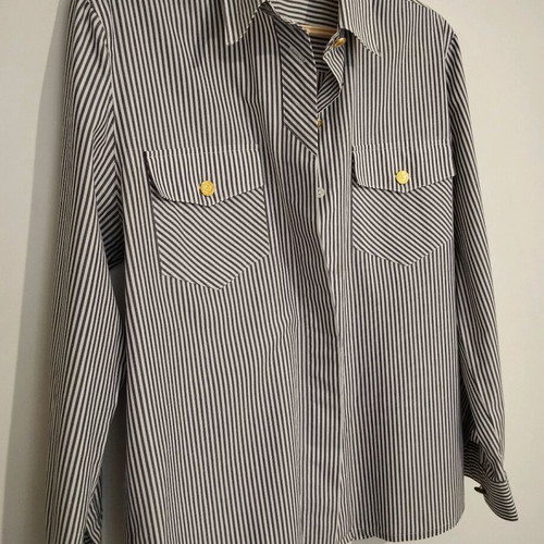 Mario Rosella women's shirt size 40 like new, black and white