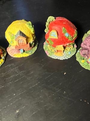 Clay decorative items new, pack of 5 pieces