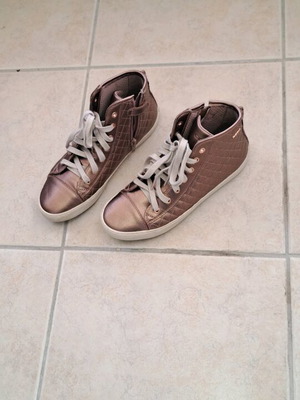 Geox women's ankle boots like new, size 37, pink, zipper detail