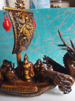 Chinese decorative dragon ship new