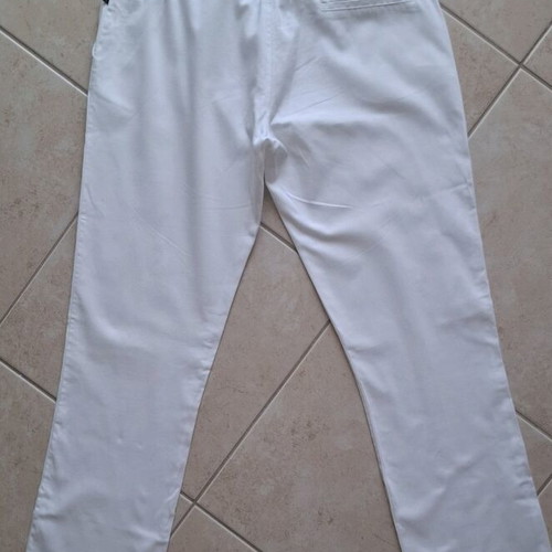 AKE white pants straight fit like new, size Small