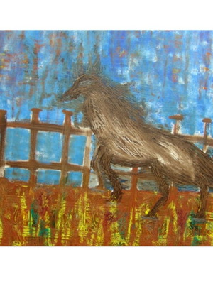 Kalpazontas acrylic painting new, 100x80 cm