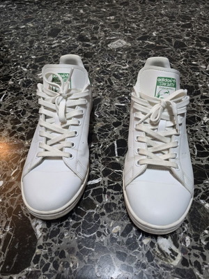 Adidas Stan Smith Edition Vegan Sneakers White Green Size 44 Used
