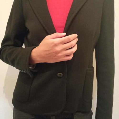 Zara classic blazer, black
