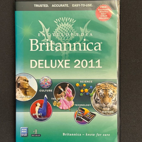 Encyclopaedia Britannica Deluxe 2011 like new