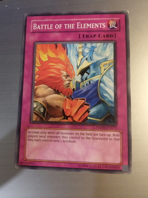 Normal Trap κάρτα Yu-Gi-Oh! μεταχειρισμένη από Battle Of The Elements