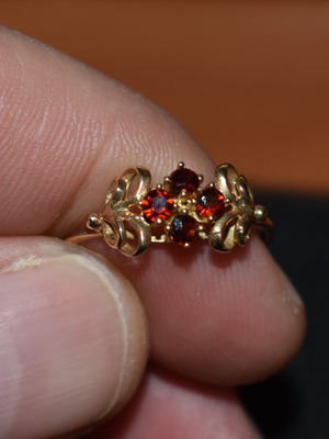 Gold (8K) ring used, golden