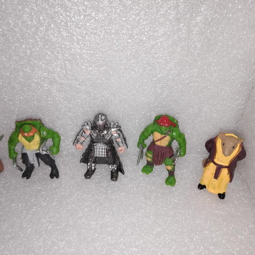 TMNT Master Splinter & Shredder collectible figure set like new