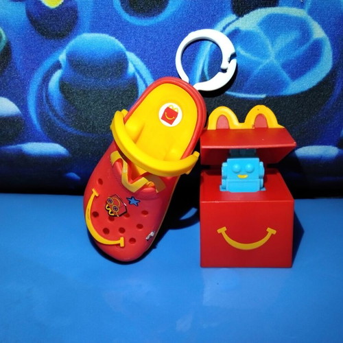 Happy Meal McDonald's Crocs and Lil McDonald's keychains like new