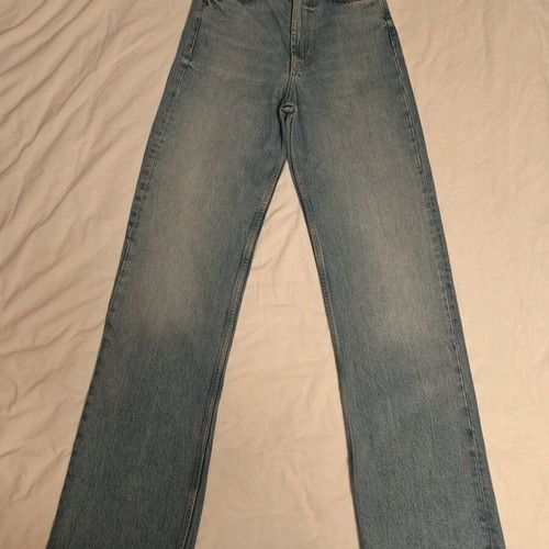 Zara jeans size 32 like new, high waisted, wide leg