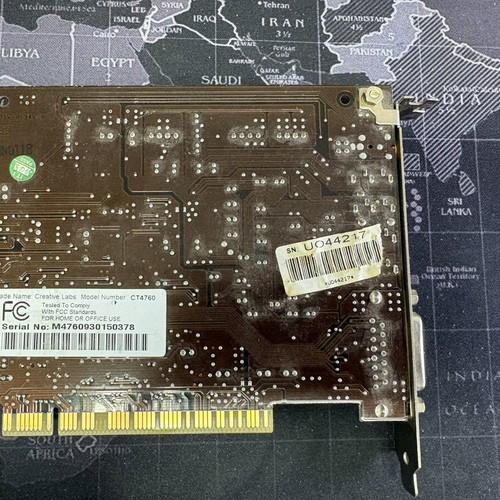 Creative Sound Blaster Live! CT4760 PCI sound card used