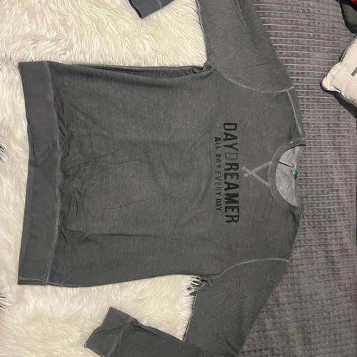 Benetton Hoodie long-sleeve sweatshirt size XL/XXL like new, gray