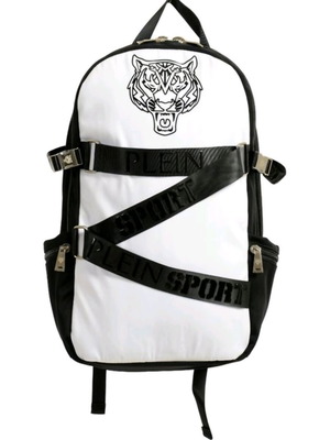 Plein Sport backpack white and black, new, unisex