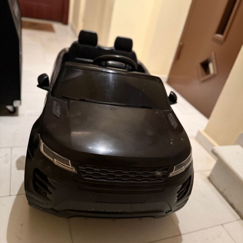 Παιδικό αυτοκίνητο Licensed Range Rover Evoque ηλεκτροκίνητο μονοθέσιο 12 Volt μαύρο μεταχειρισμένο με ζημιά στη μίζα