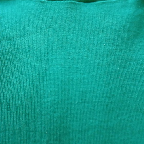 Benetton women's green turtleneck like new, cotton fabric