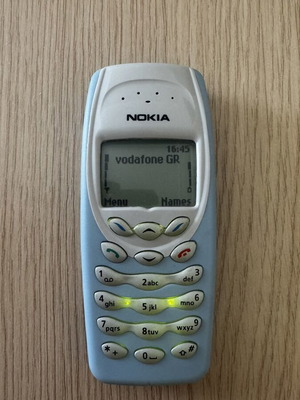 Nokia 3410 μεταχειρισμένο, σε σχεδόν άριστη κατάσταση, χωρίς φορτιστή