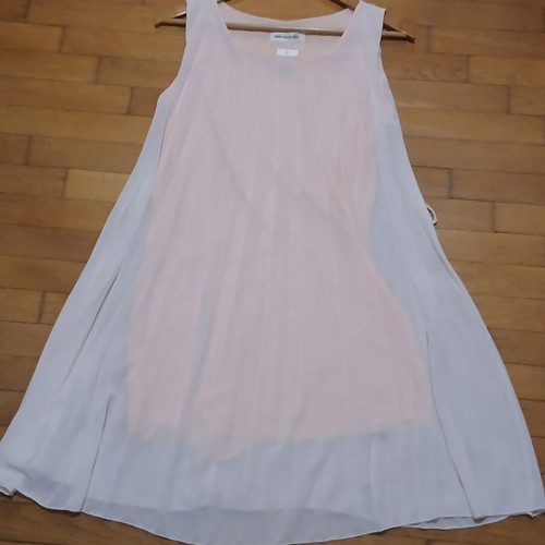 New Collection sleeveless airy dress A-line size Medium, like new, pink