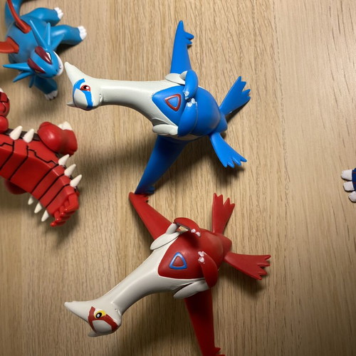 Pokemon Hoenn Legendary and Mythical Figures pack used