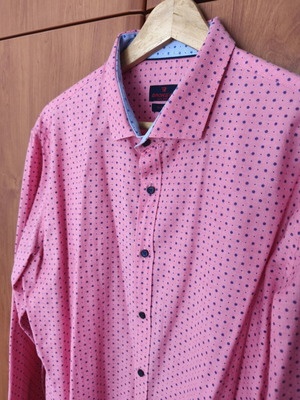 Broker's shirt XXL slimfit pink like new