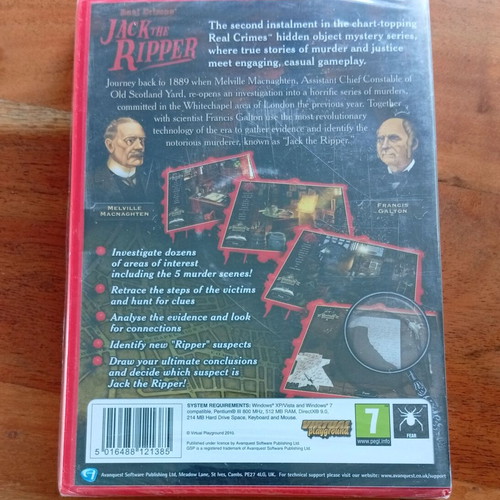 Real Crimes Jack the Ripper PC CD game new sealed