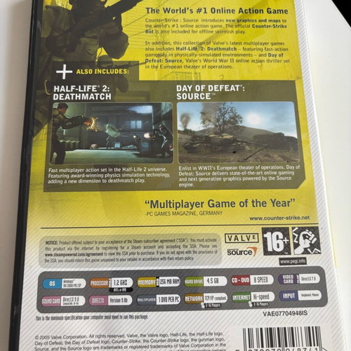 Counter Strike Source PC game used
