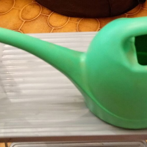 Watering can used, 2 parts, 36.5x20.5 cm