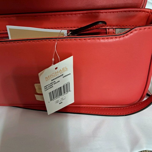 Michael Kors handbag new, red, 100% leather