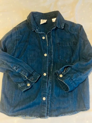 Zara kids denim shirt size 4-5 years 110 cm like new, blue