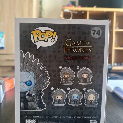 Night King Funko Pop! figure on throne, excellent condition