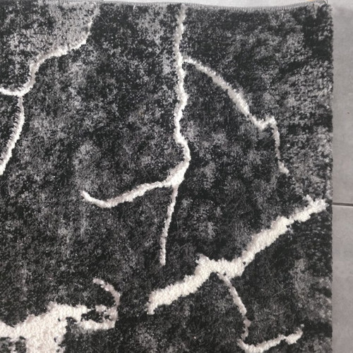 Modern living room rug 230x270 cm, marble crack design