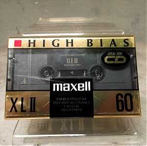 Πωλειται Vintage Σπανια κασετα MAXELL XL II HIGH POSITION 60 ΛΕΠΤΩΝ ΣΦΡΑΓΙΣΜΕΝΗ συλλεκτικη