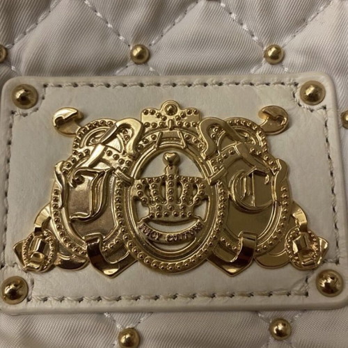Juicy Couture bag used white with gold chain