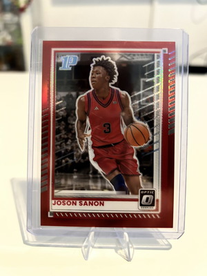 Joson Sanon Optic Red αριθμημένη κάρτα μπάσκετ 75/99