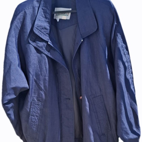 Via Veneto Harrington Jacket vintage 90s blue, like new