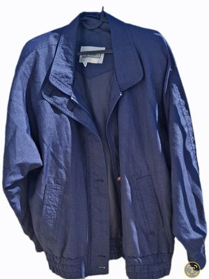 Via Veneto Harrington Jacket vintage 90s blue, like new