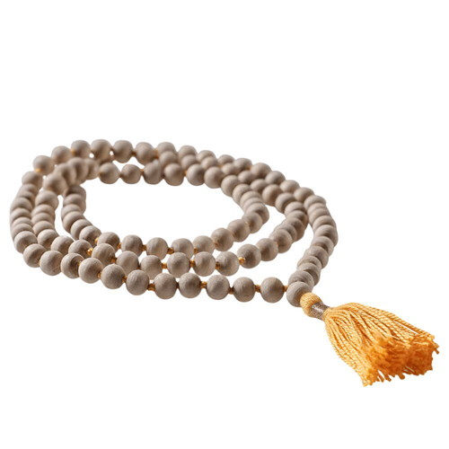Yoga Mala Tulsi Wood 108 Beads AA Quality Handmade