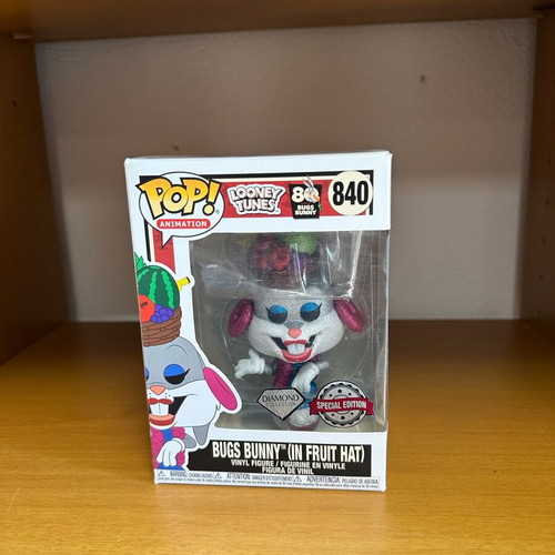 Funko Pop Bugs Bunny (In Fruit Hat) like new