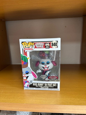 Funko Pop Bugs Bunny (In Fruit Hat) like new