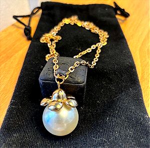 Necklace with pearl length 72 cm Vintage