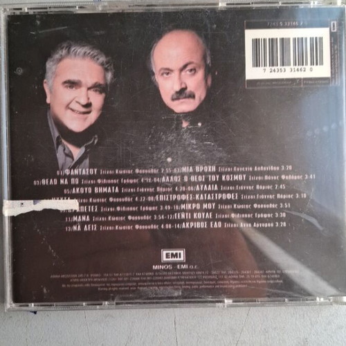 Paschalis Terzis Thelo Na Po CD, laiko