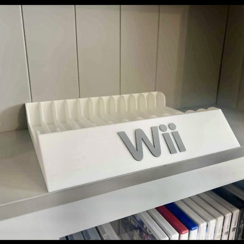 Wii Games Organizer Stand new, minimal design with 12 slots