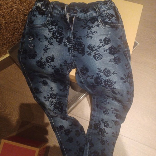 Children's pants like new, size 134 cm, blue