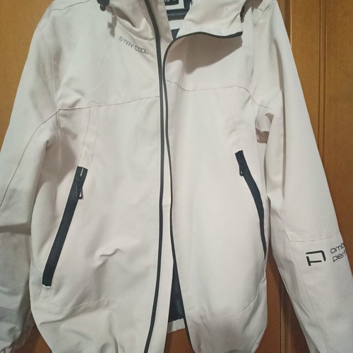 Men's windbreaker jacket like new, ice color, Ombre