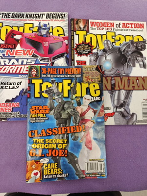 Περιοδικά ToyFare μεταχειρισμένα, σετ 3, 2006-2008