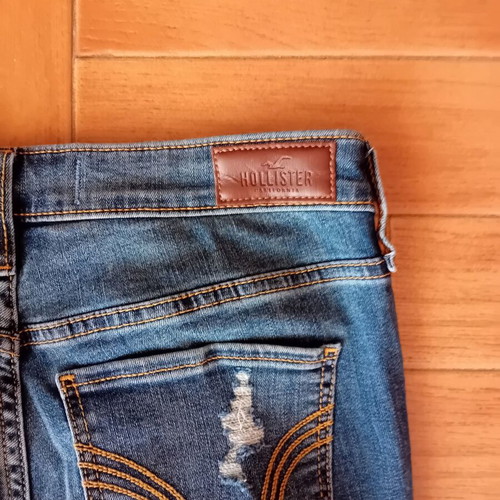 HOLLISTER women's jeans like new W 27 L34 blue